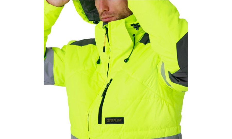 HI VIS BOREAS TAPED JACKET Hi-Vis Yellow Caterpillar