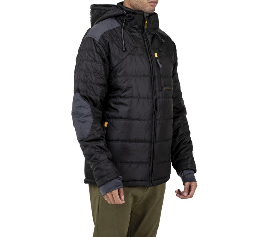 TRITON INSULATED PUFFER JACKET Black Caterpillar