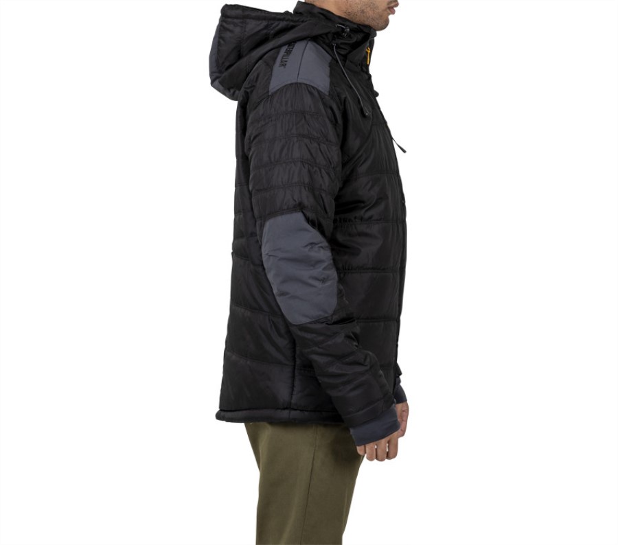 TRITON INSULATED PUFFER JACKET Black Caterpillar