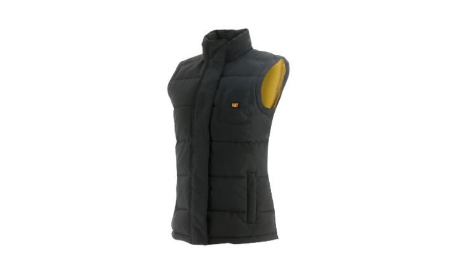WOMEN ARCTIC ZONE VEST Black Yellow Caterpillar