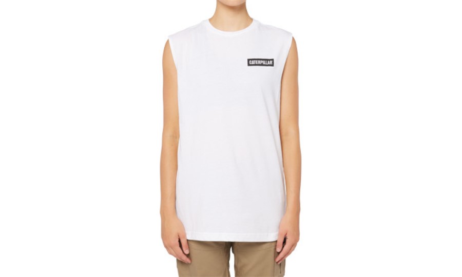 ICON MUSCLE TANK White Caterpillar