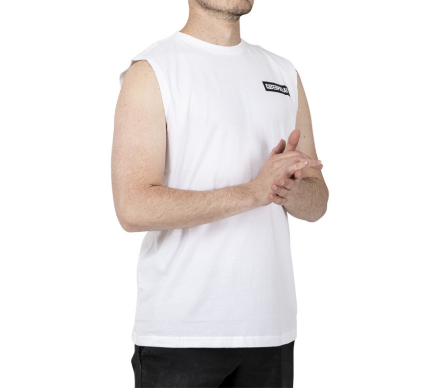 ICON MUSCLE TANK White Caterpillar