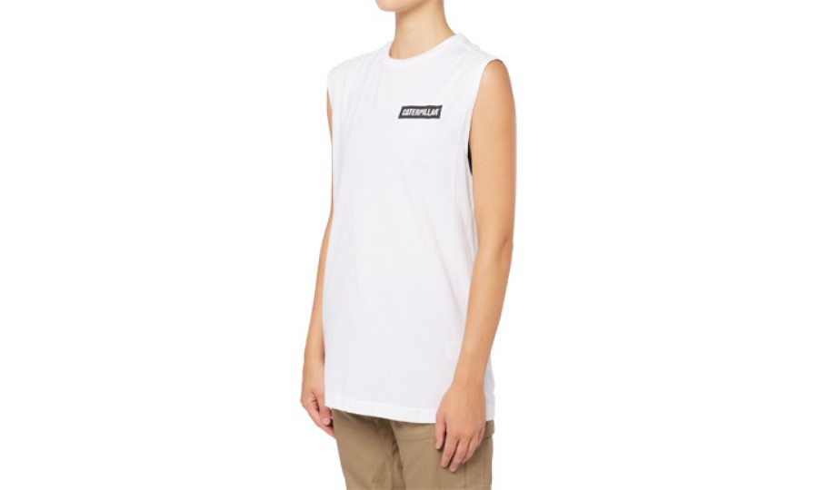 ICON MUSCLE TANK White Caterpillar