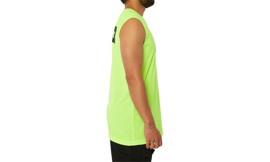 ICON MUSCLE TEE Hi-Vis Yellow Caterpillar
