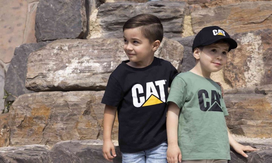 KIDS CAT TRADEMARK TEE Dark Ivy Caterpillar