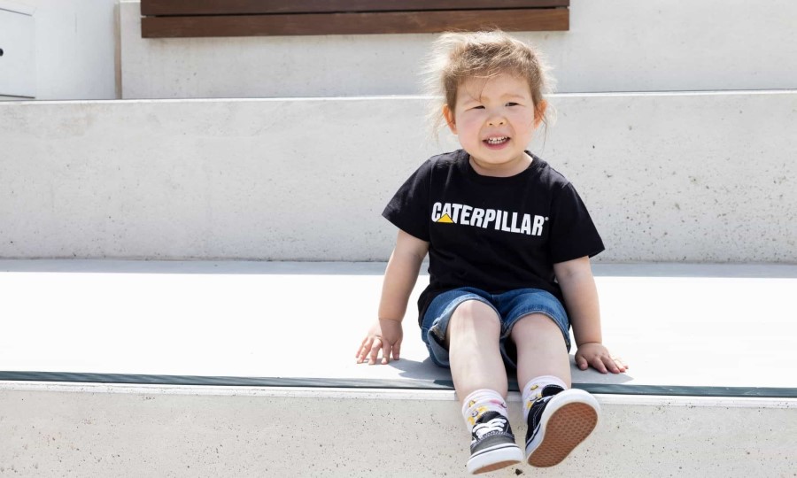 KIDS CATERPILLAR TEE Black Caterpillar