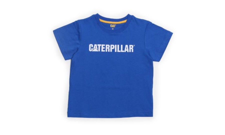 KIDS CATERPILLAR TEE Lake Blue Caterpillar