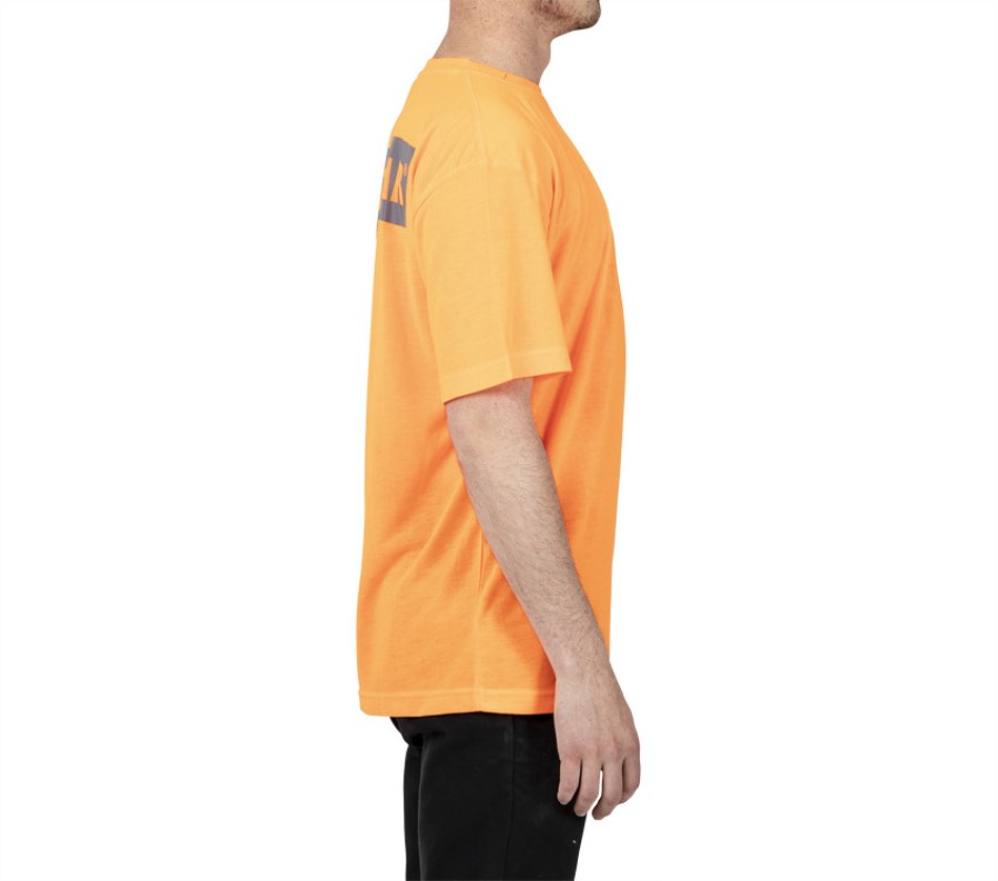 TRITON BLOCK SHORT SLEEVE TEE Hi-Vis Orange Caterpillar