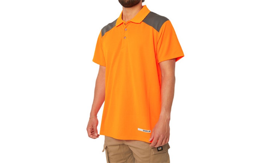 HI VIS PERFORMANCE POLO Hi-Vis Orange Caterpillar