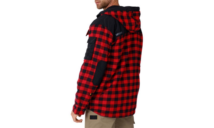 SEQUOIA SHIRT JACKET Red Buffalo Plaid Caterpillar