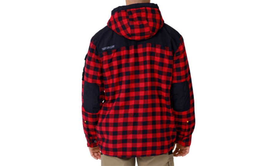 SEQUOIA SHIRT JACKET Red Buffalo Plaid Caterpillar