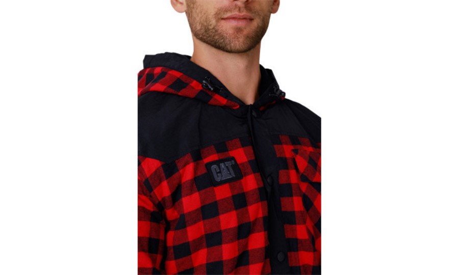 SEQUOIA SHIRT JACKET Red Buffalo Plaid Caterpillar