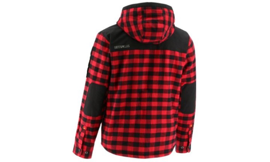 SEQUOIA SHIRT JACKET Red Buffalo Plaid Caterpillar