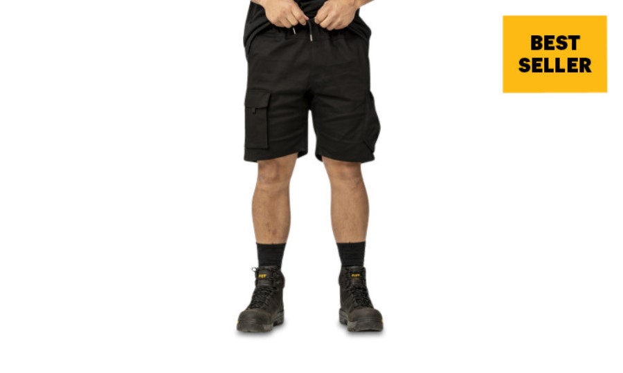 DIESEL SHORT Black Caterpillar
