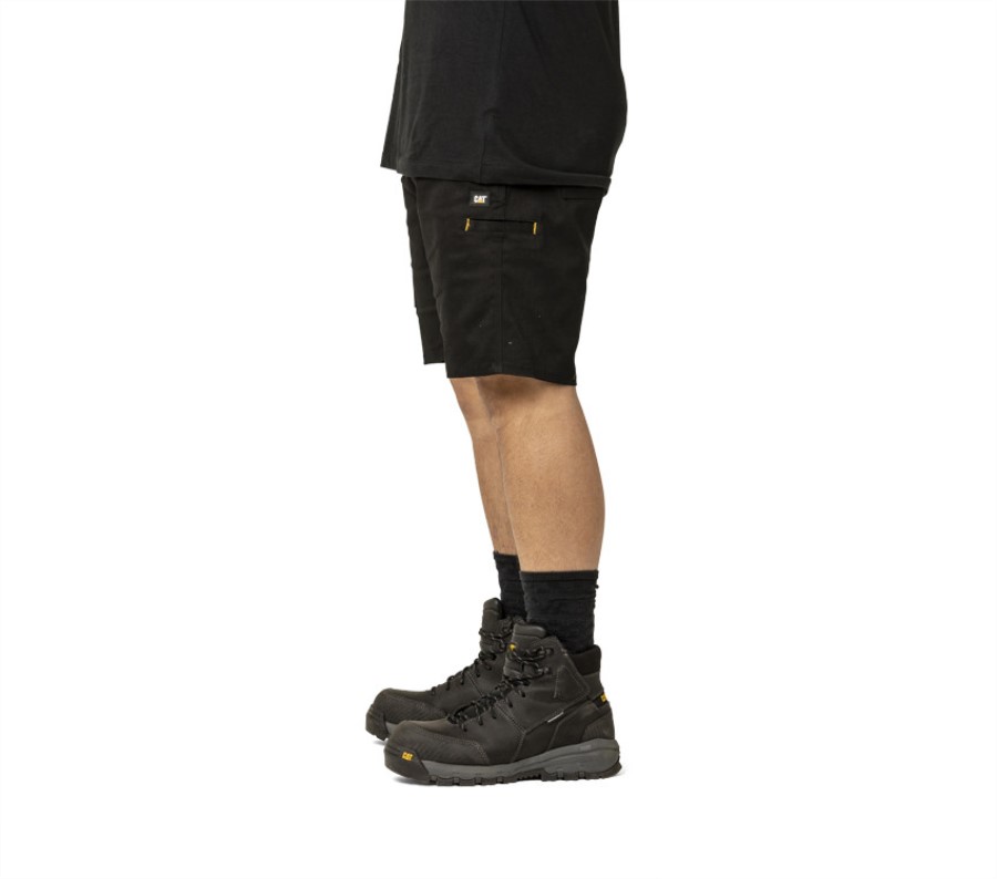 Machine Short Black Caterpillar