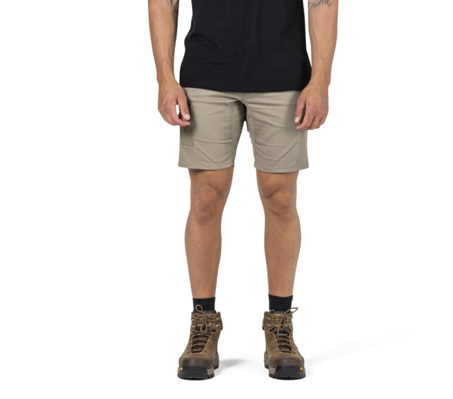 Machine Short Khaki Caterpillar