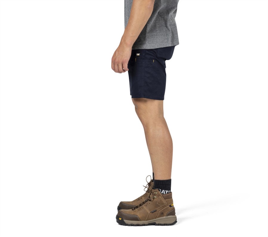 Machine Short Navy Caterpillar