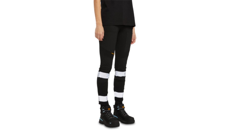 WOMEN TAPED WORK STRETCH LEGGING Black Caterpillar