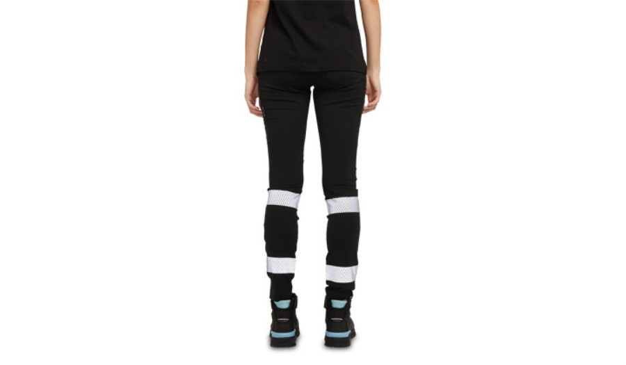 WOMEN TAPED WORK STRETCH LEGGING Black Caterpillar
