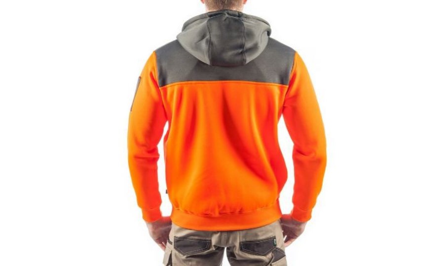 Hi Vis Hoodie Hi Vis Orange Dark Shadow Caterpillar