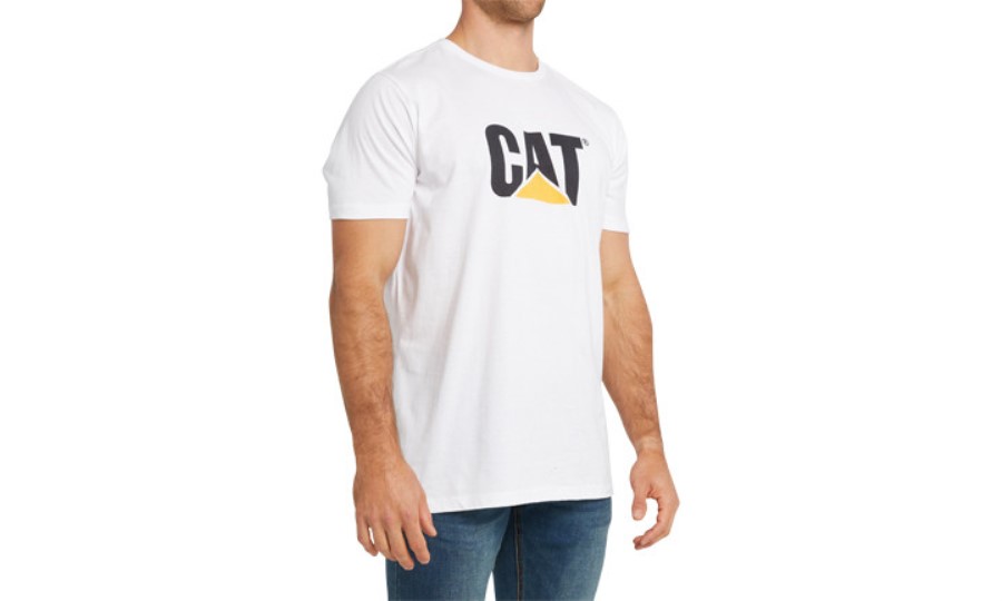 ORIGINAL LOGO TEE White Trade-Mark Caterpillar
