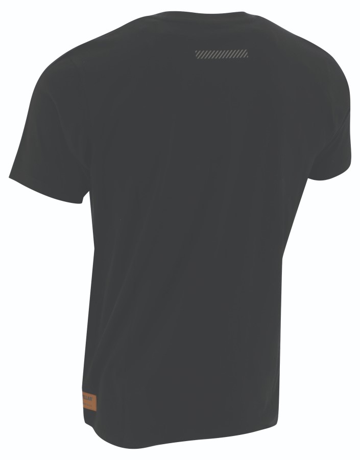 WORK HEC TEE Pitch Black Caterpillar