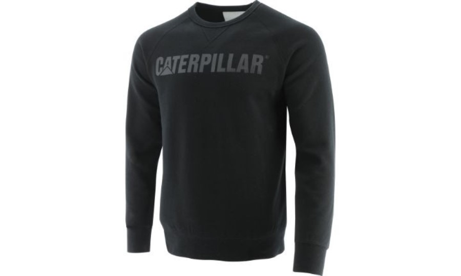 FOUNDATION CREWNECK SWEATSHIRT Pitch Black Caterpillar