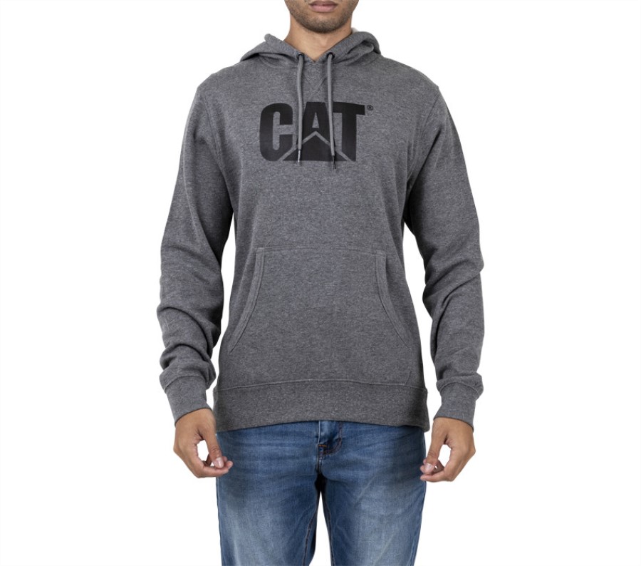 FOUNDATION HOODED SWEATSHIRT Dark Heather Grey Caterpillar