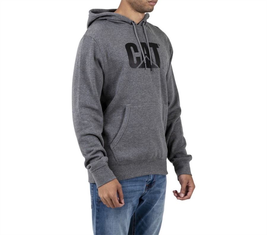 FOUNDATION HOODED SWEATSHIRT Dark Heather Grey Caterpillar