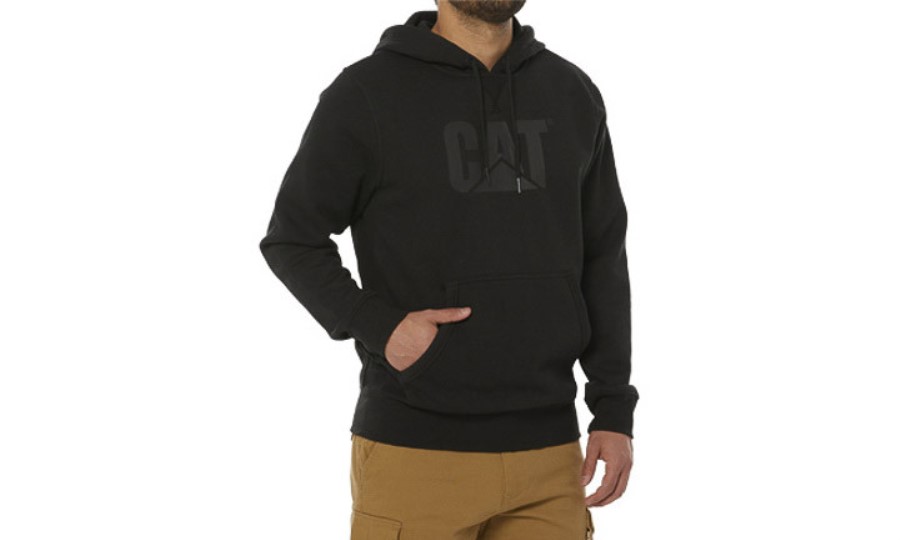 FOUNDATION HOODED SWEATSHIRT Pitch Black-Black Caterpillar
