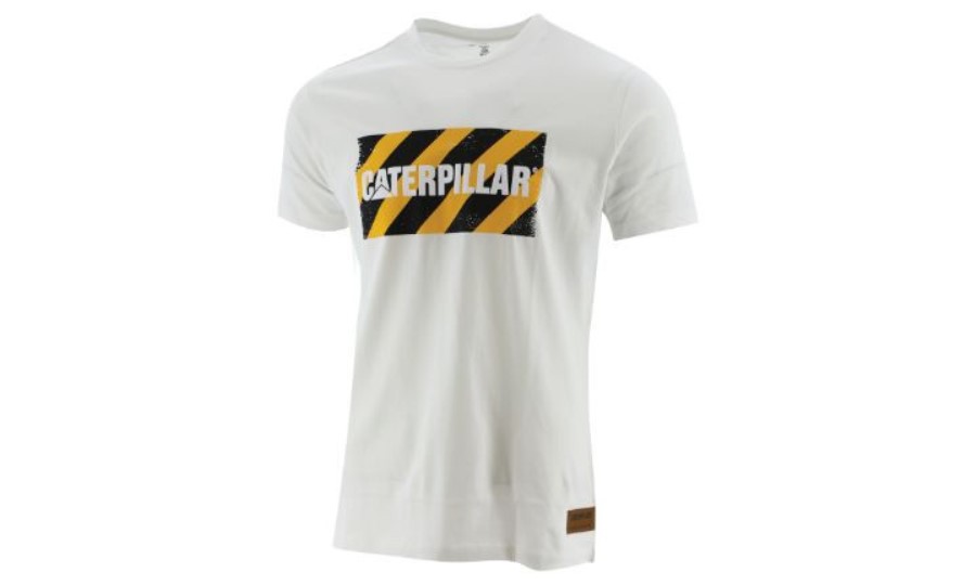 FOUNDATION WW SITE TEE White Caterpillar