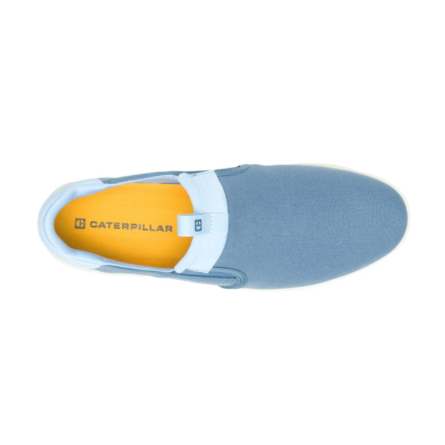 PAUSE SLIP ON CANVAS Blue Caterpillar